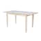 International Concepts Rectangle Table with Butterfly Extension, Unfinished, 32 in W, 48 in L, 30 in H, Wood, Unfinished K-T32X-30S - alternate 4